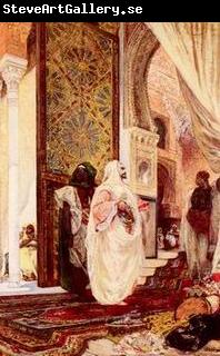 unknow artist Arab or Arabic people and life. Orientalism oil paintings  233